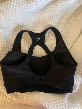 Gymshark Black Racerback Adjustable Sports Bra
